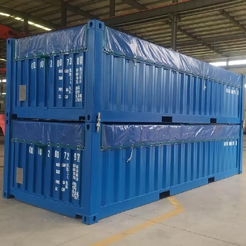 20Ft Yarım Yükseklikte Üstü Açık Konteyner