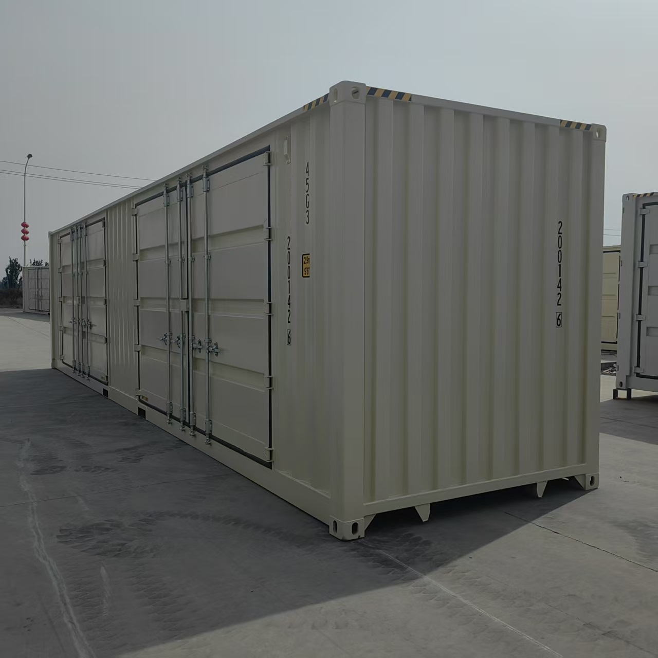 40ft açık yan yüksek küp kap