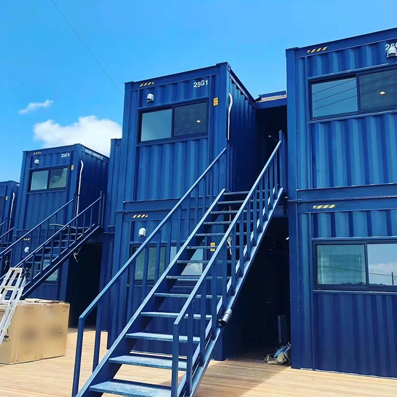 Prefabrik Çift Katlı Konteyner Ev
